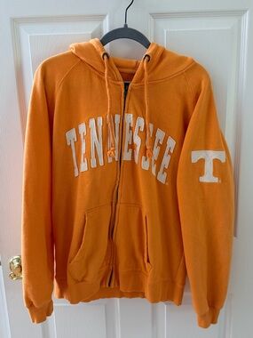 Colosseum Orange Fleece-Lined Athletic Hoodie